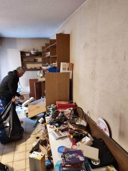 Débarras d'un appartement 4 pièces à Saint Laurent du Var (Alpes Maritimes)